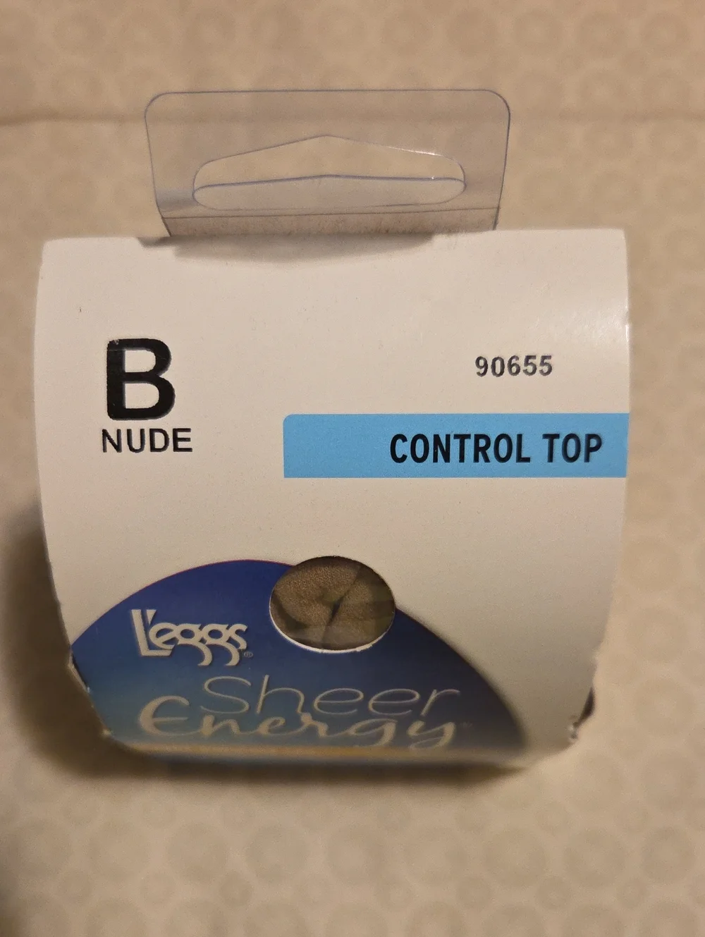 NWT L'eggs Control Top Nude Pantyhose Size B